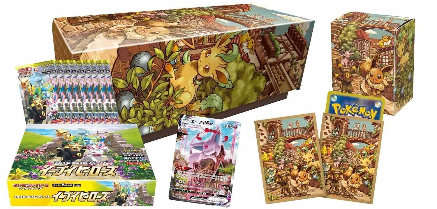 Pokémon Eevee Heroes (s6a) Eeveelutions Set Collection Box 