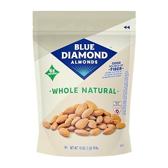 Blue Diamond Almonds Whole Natural, 16 oz.