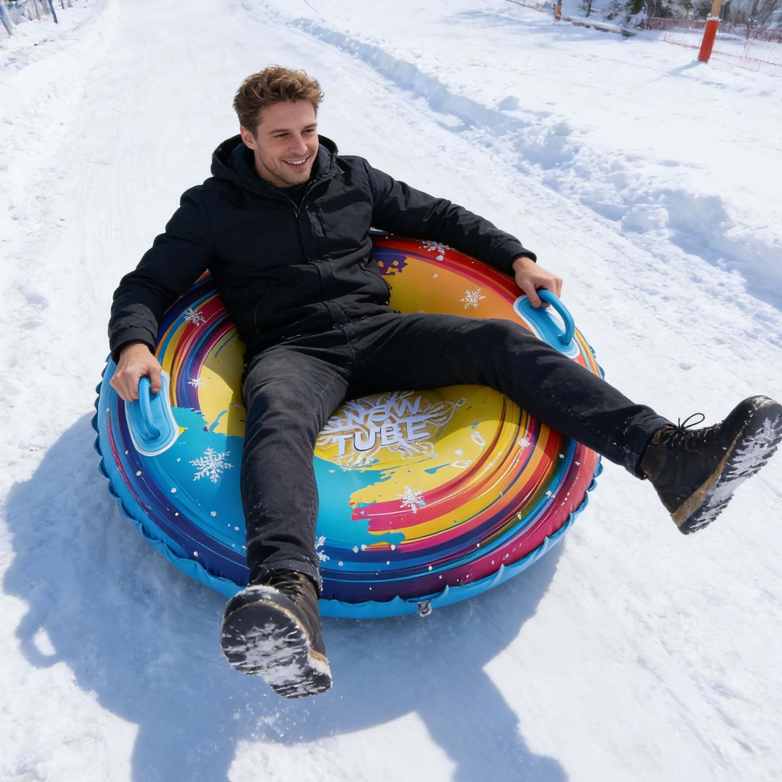 Tubes à neige pour adultes, luge jouet de 85 cm