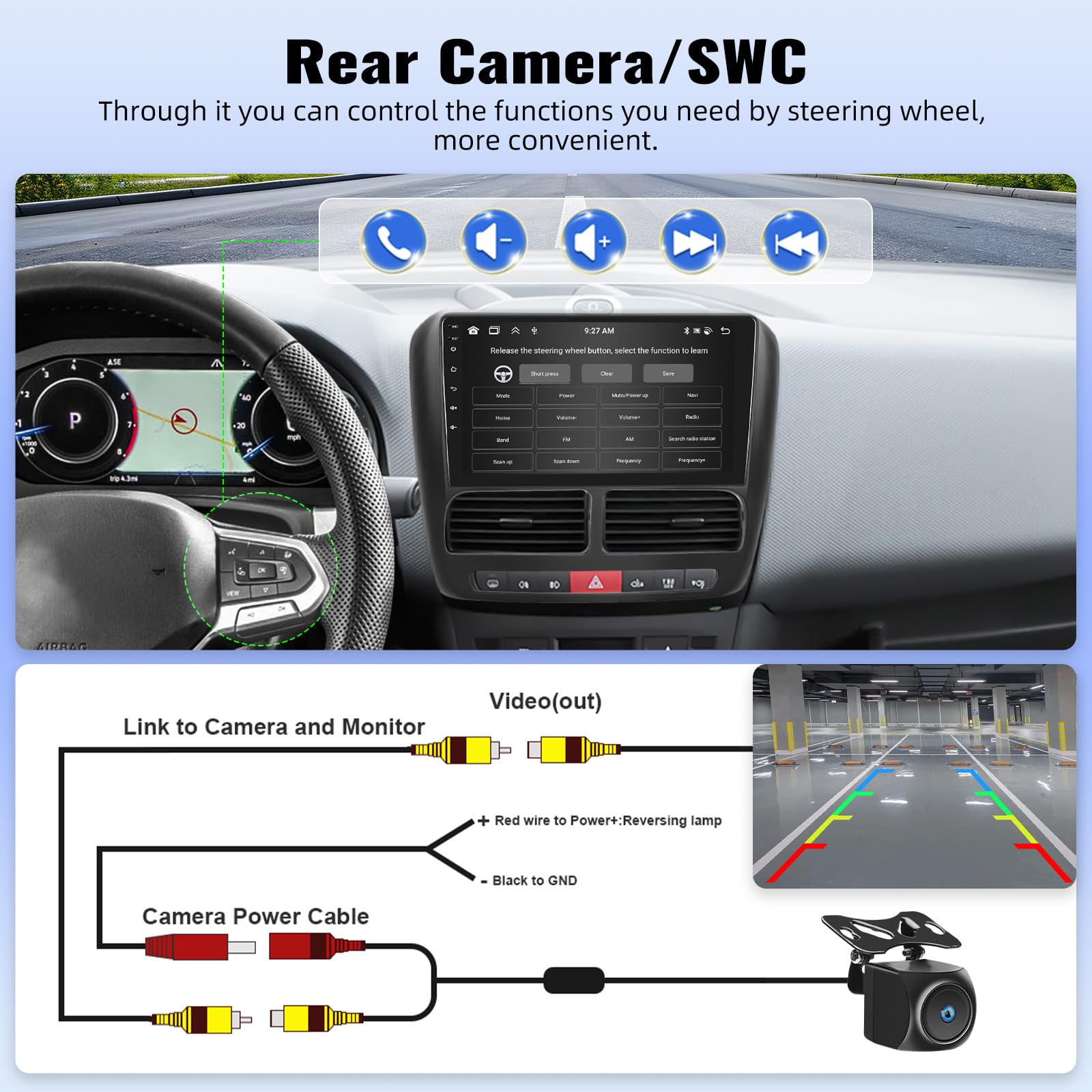 OiLiehu 6+128GB 8 Núcleos Android 13 2 DIN para Fiat Doblo 2010-2015/Opel Combo 2011-2018 CarPlay Android Auto Pantalla Radio Coche 9 Pulgadas Bluetooth GPS FM RDS WiFi SWC DSP/EQ