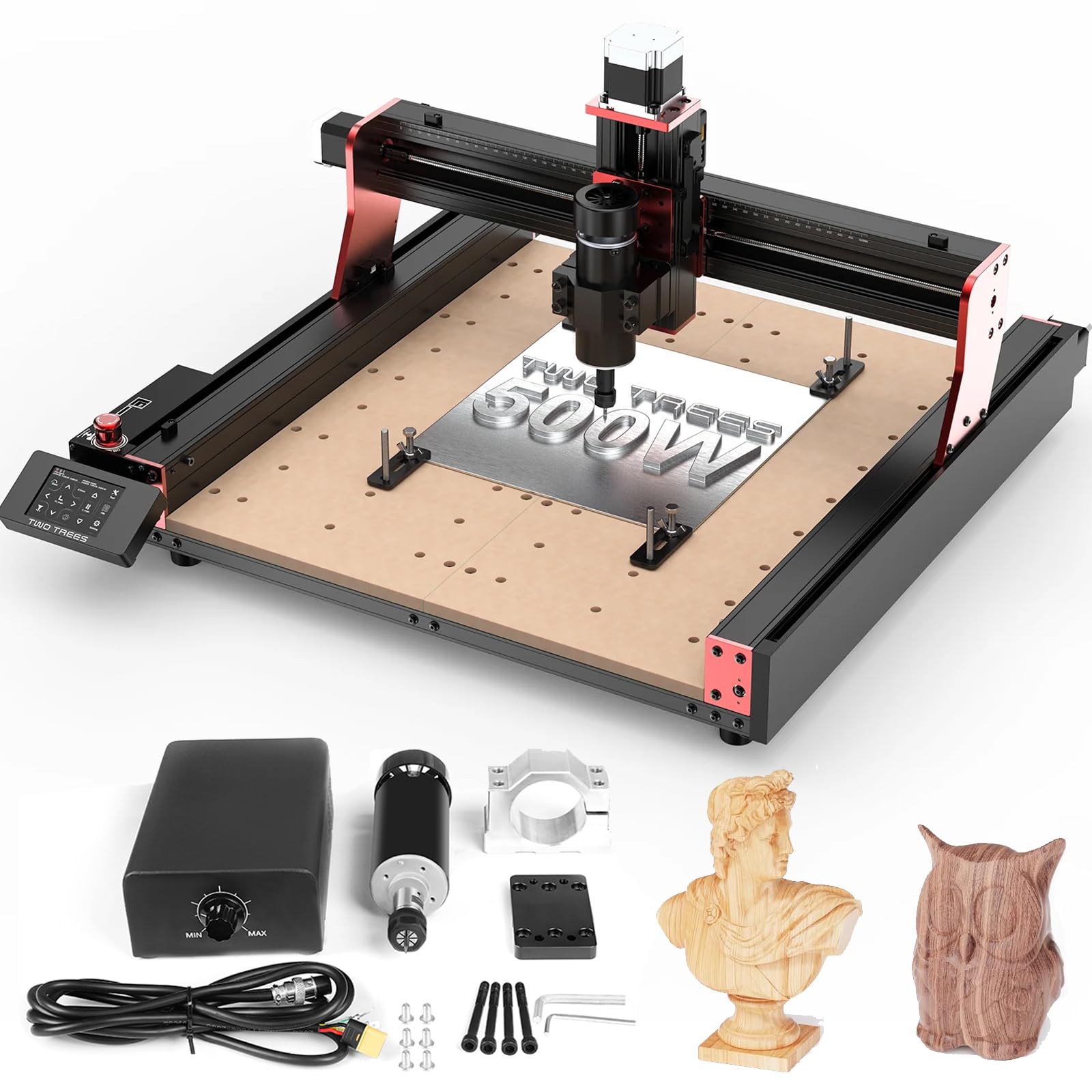 Twotrees TTC450 Pro Macchina Router CNC kit motore mandrino CNC