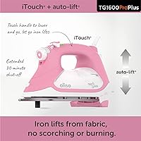 Vista 2 de oliso Plancha inteligente TG1600 ProPlus con elevación automática – Plancha de vapor de 1800 vatios para ropa, costura, acolchado y manualidades