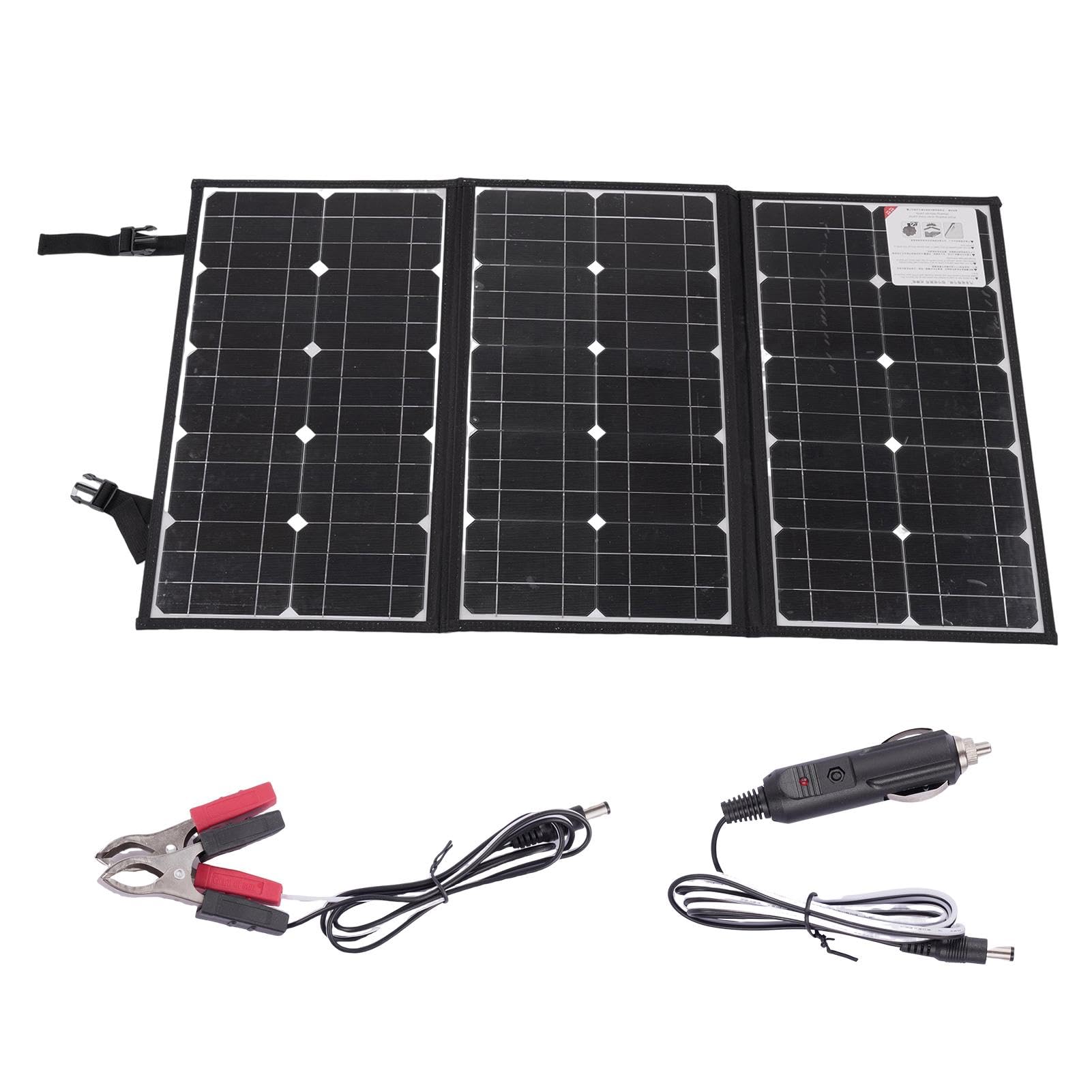 Panel solar portátil, panel solar plegable de 600 W, estación alimentada con USB de 5 V y 18 V , kit de panel solar compacto, panel solar portátil fuera de la red, panel solar USB pequeño para