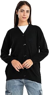 كارديجان للنساء مع زر إغلاق من كارينا