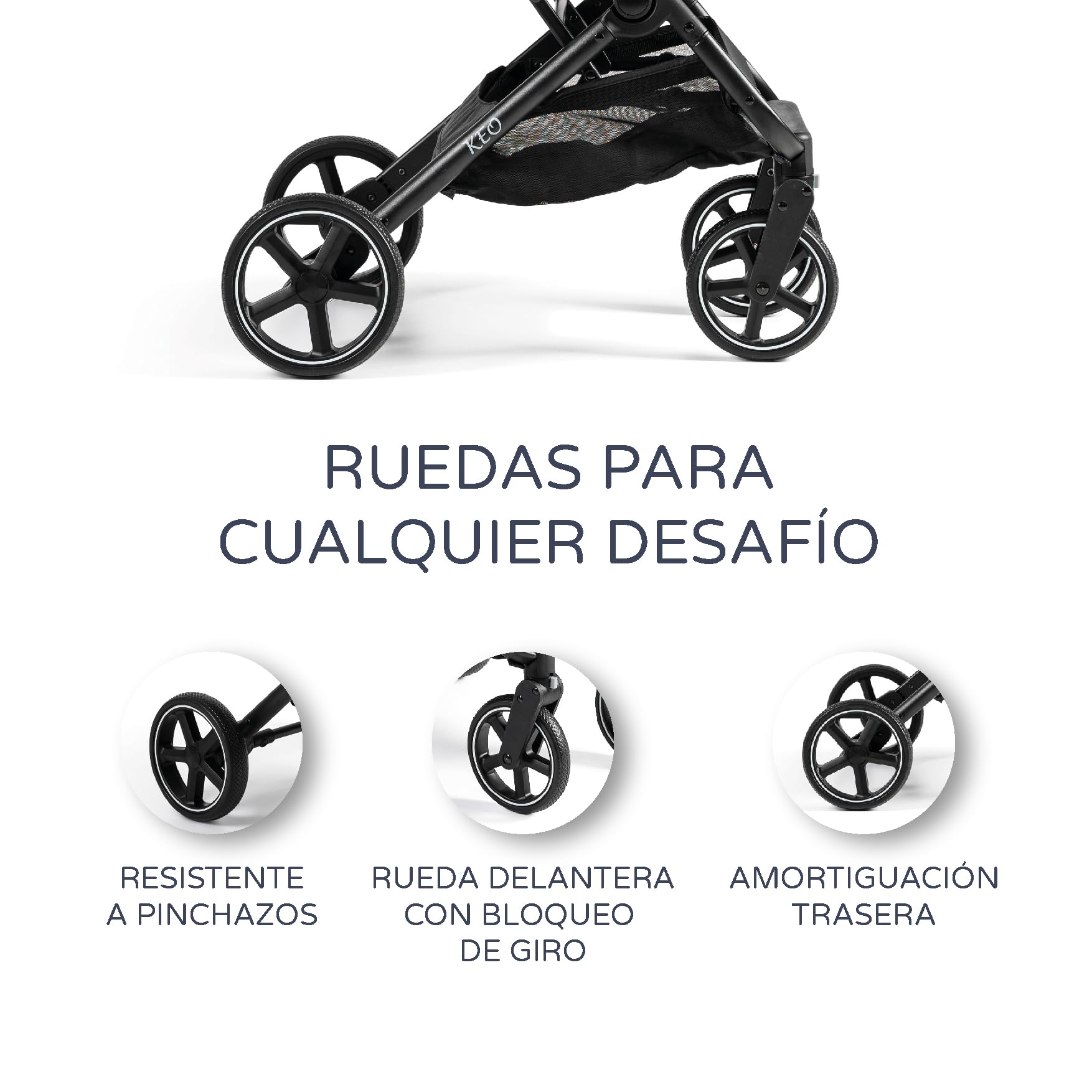 MS BabyWorld – Keo – Silla de paseo ligera hasta 22 kg | Capota extensible | Plegado tipo libro | Ultraligera y compacta | Ruedas grandes (Rosa)