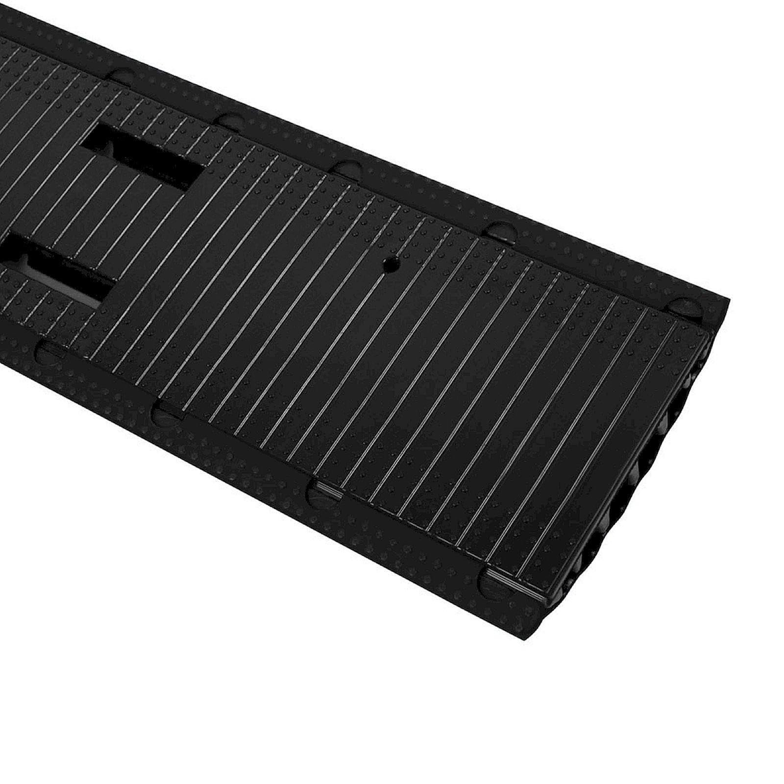 Defender OFFICE - Pasacables de 4 Canales negro