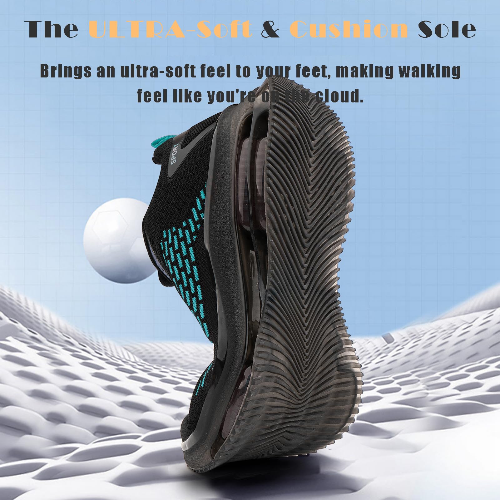 Hitmars Scarpe da Sportive con Cuscino d'Aria Gr.39-48