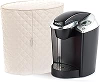 Vista 13 de Covermates Keepsakes - Funda para cafetera, protección contra el polvo, resistente a las manchas, lavable, funda para electrodomésticos, color negro
