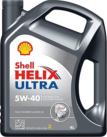 Shell Helix Ultra 5W-40 Synthetic Car Petrol Engine Oil for Maruti Ertiga- 4 L