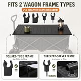 KIKIIKE Metal Tabletop Board – Thirty-five by twenty inch alloy surface