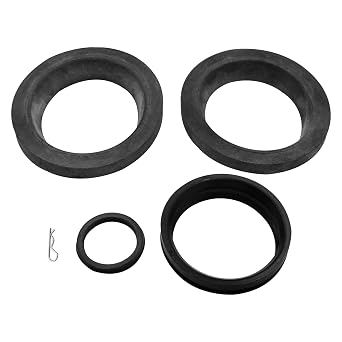 31112 Service Package Compatible with Thetford Bravura RV Toilets Seal | Flush Mechanism Repair Kit Includes Blade/Hub/Foam Seals and Hairpin Clip, Black Rubber Gasket, RV Toilet Components