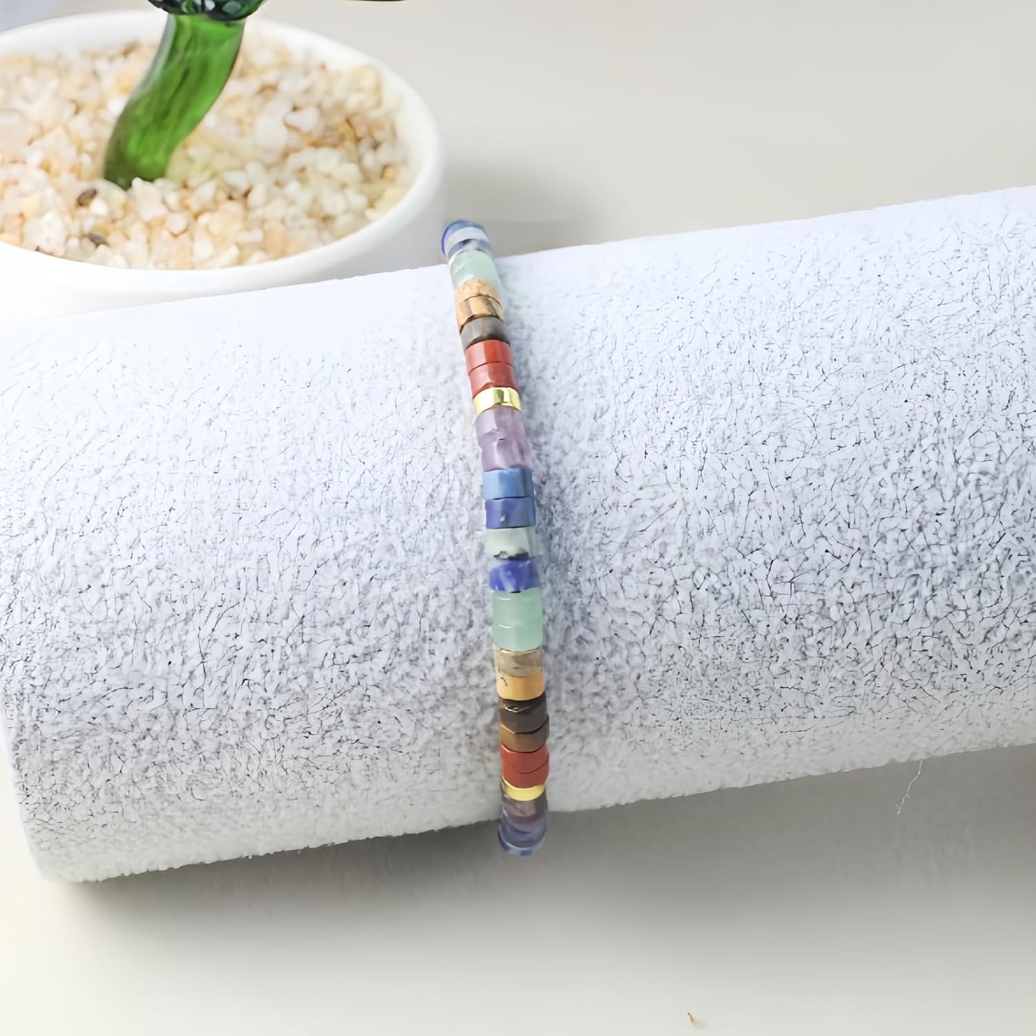 Inspirational Gifts Healing Natural Stone Beaded Bracelets- Thinking of You, Get Well Positive Energy Gifts Strength Bracelets for Women Men Friends Sister-Life is Tough But So are You Bracelet - Image 5