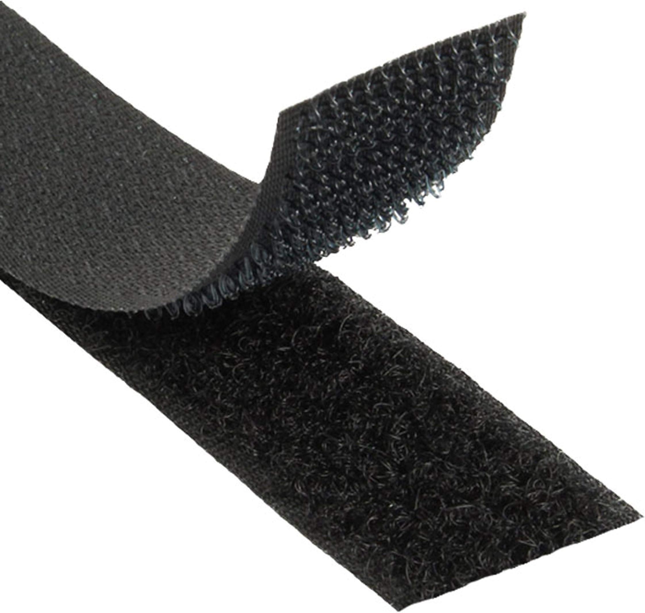 KLEBESHOP24Velcro Strap For Sewing, Hook And Fluff, Black, 50 Mm X 3 M ( And On Article Page)