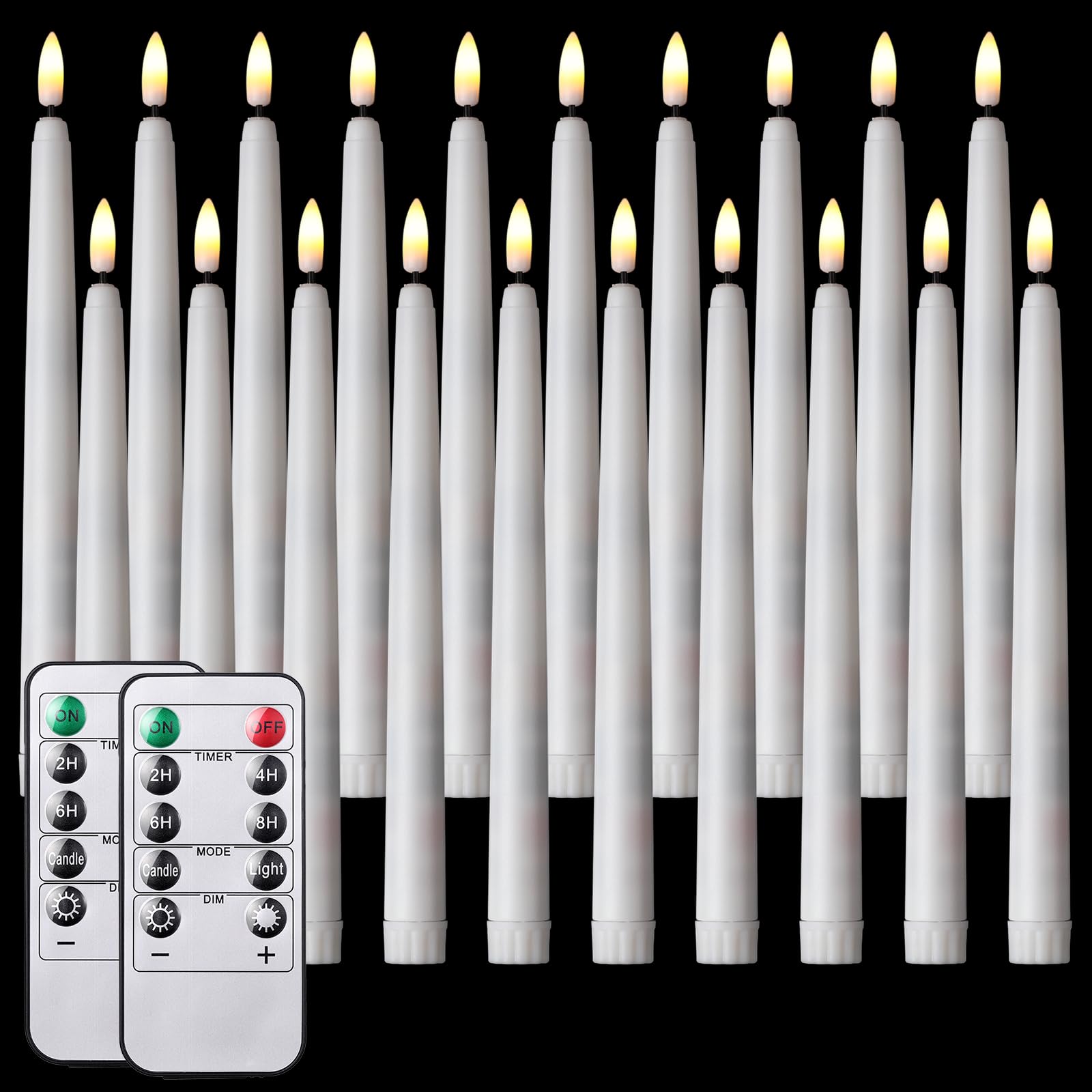Photo 1 of Tuanse 20 Flameless Taper Candles
