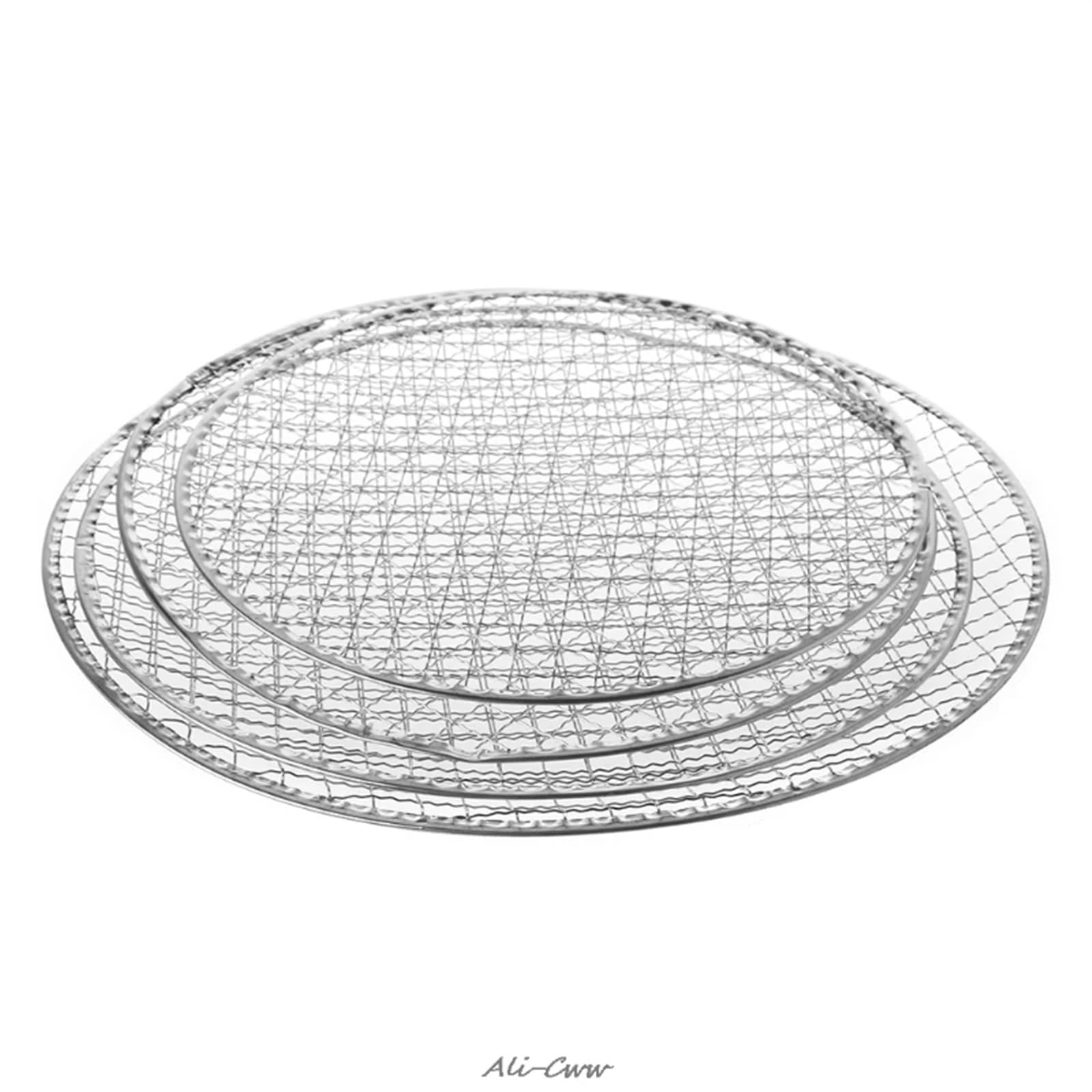Kratka do grillowania, BBQ Grill Kosz z siatki drucianej Mięso Ryby Warzywo Narzędzie(33cm)