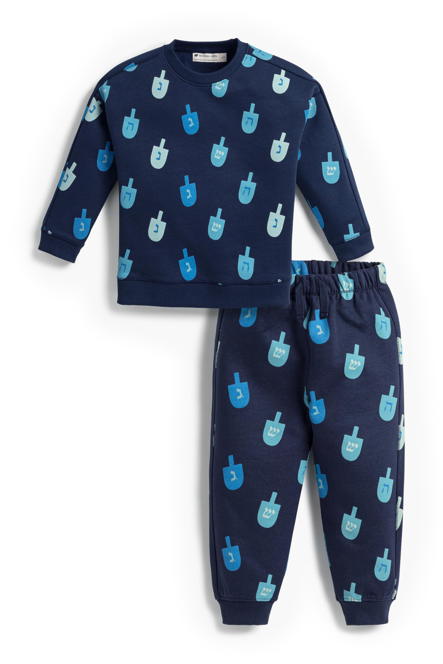 monica + andy unisex-child Organic Sporty Sweatsuit