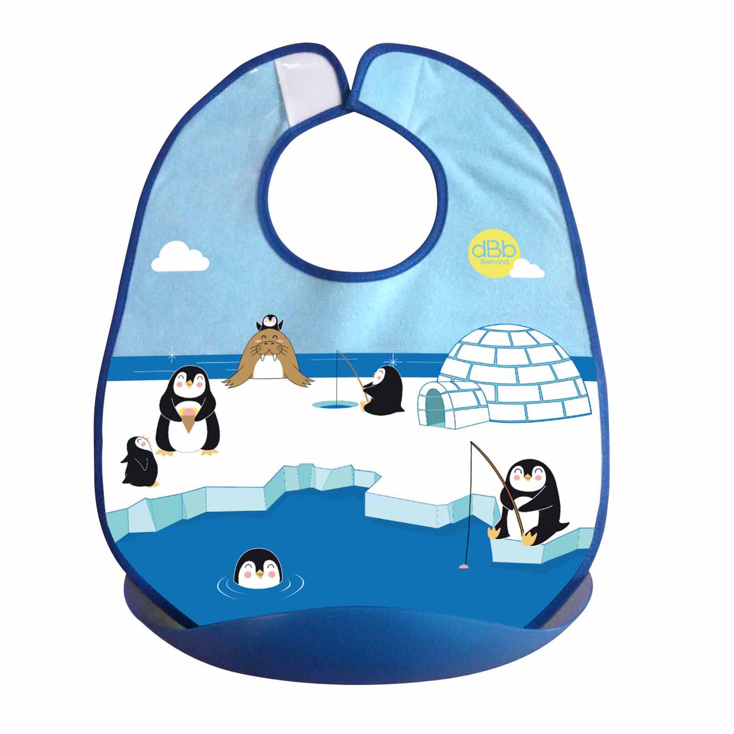dBb RemondCrumb-Catcher Bib - Penguin