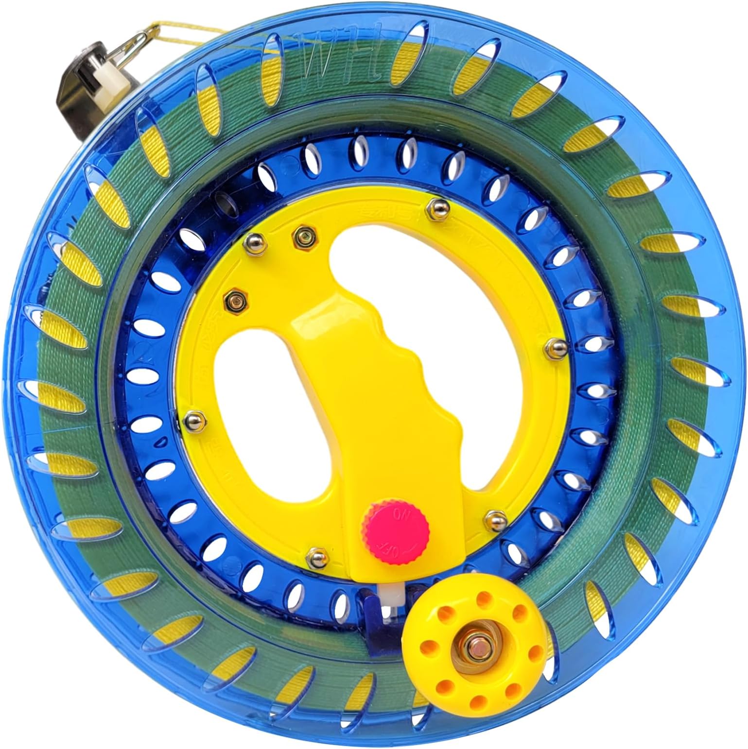 8.7 Inch Kite Reel Winder with Line, Kite String Reel for Kids & Adults, Easy to Use Kite String and Spool, it Comes with 1200 ft Durable Kite Thread and Connector.