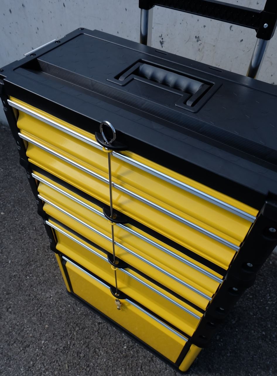 AS-S Outil en métal Trolley XXL type 305BBCD -> maintenant avec verrouillage du tiroir et serrure