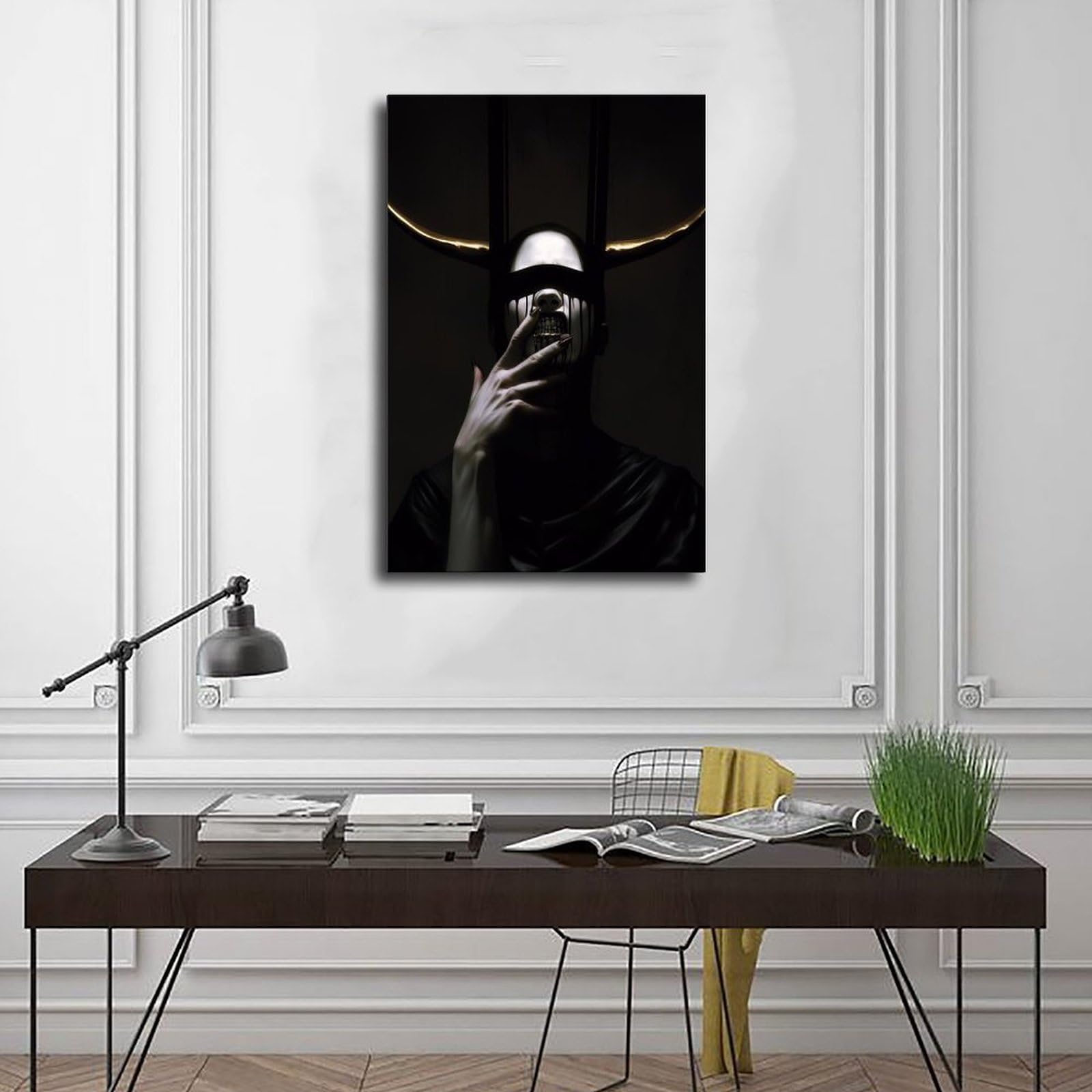 Póster de terror, lienzo artístico, decoración de dormitorio, paisaje, oficina, habitación, regalo, 60 x 90 cm
