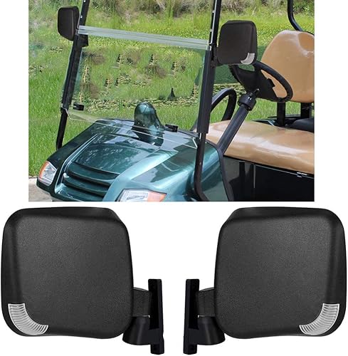 Miniatura 2 de Dr.Acces Espejo retrovisor para carrito de golf con señal de giro LED  Espejo lateral para carrito de golf con señal LED Trun se adapta a EZ-GO Club
