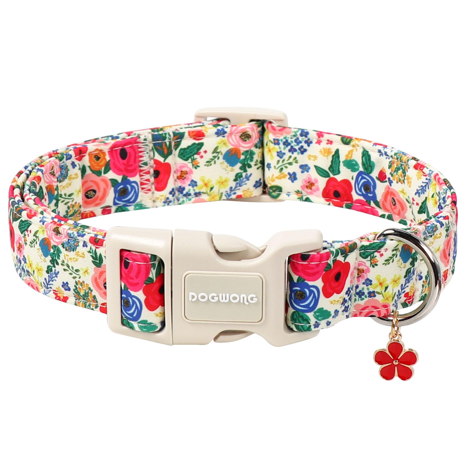 DOGWONG Ducky Pattern Cute Collar, Spring Summer Female Male Collars Pets Gift Adjustable Heavy-Duty Duck Pet Collars for Small Dogs, Neck 11-16 inches — view 27