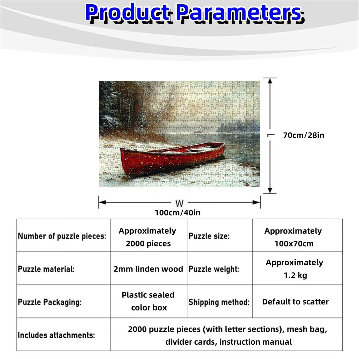 Puzzle 2000 Piezas Bote, Puzzle 2000 Piezas Adulto RíO, Rompecabezas de Madera para Adultos 70 x 100cm, Puzzles para Toda la Familia Cuadros Decoracion Salon Modernos Regalo Mujer Hombre RXPT-10713