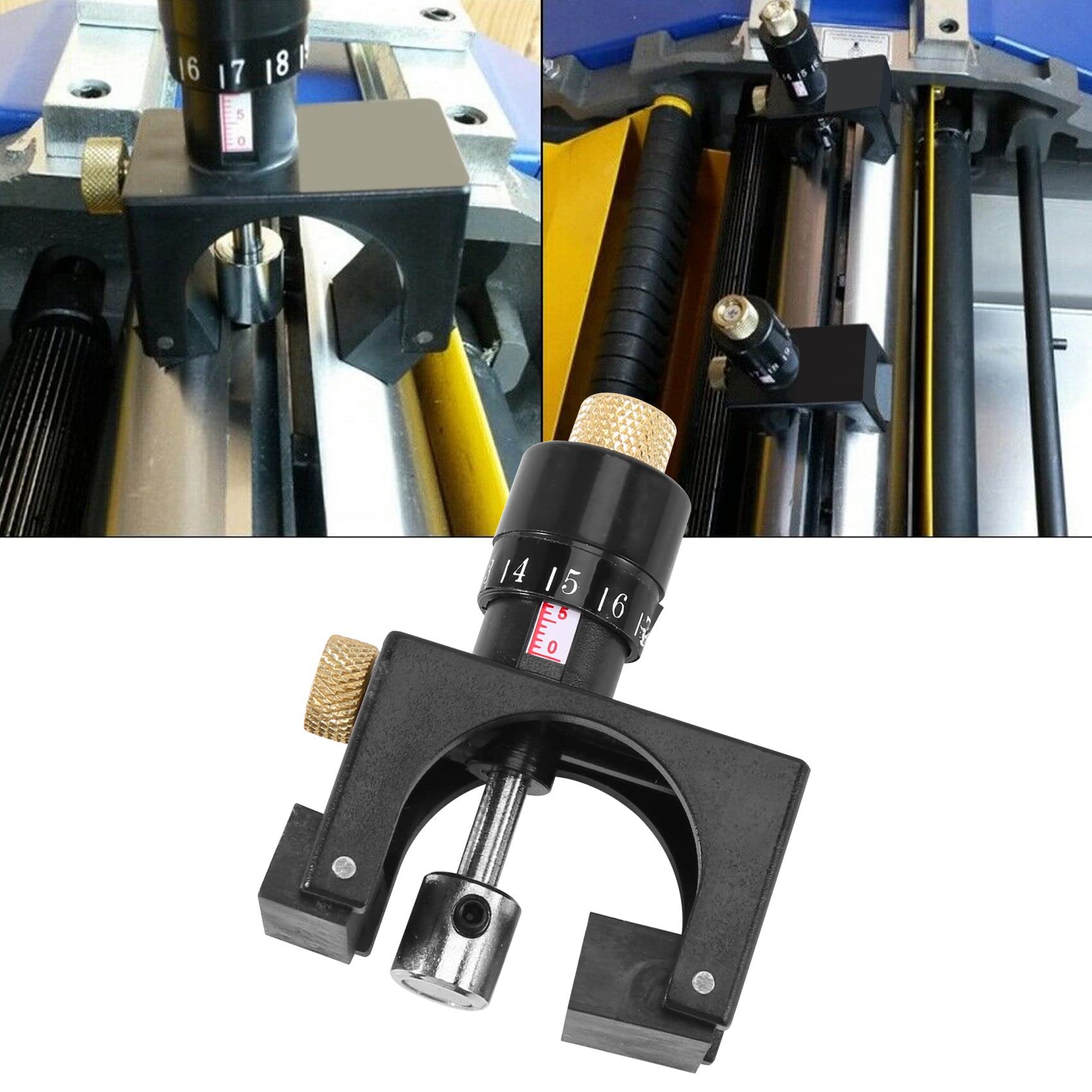 2X verstellbares Hobelmesser Cutter Kalibrator Einstelllehre Messgerät Holzbearbeitung Werkzeug