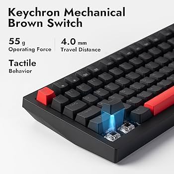 Keychron K6 US配列　Redスイッチ Keychron K6 Pro Red Switch (ISO-CH)