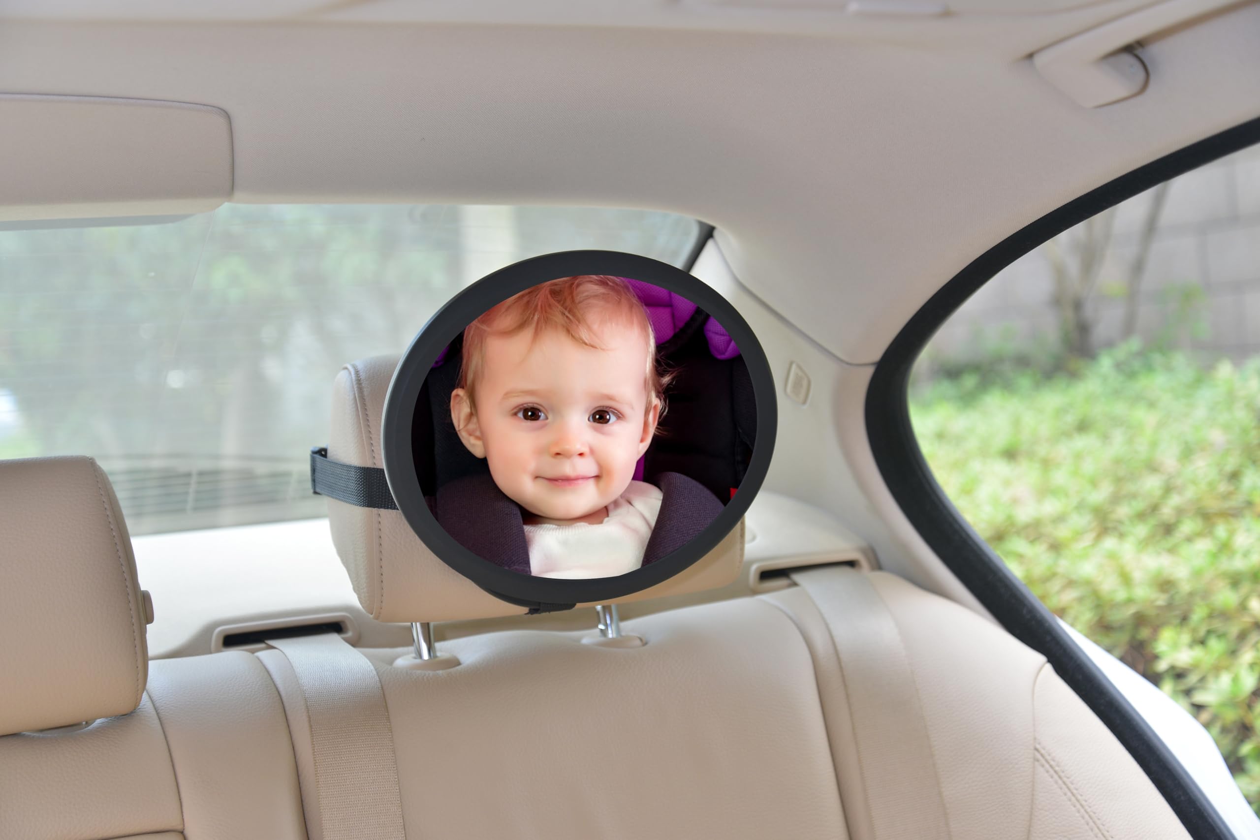 Altabebe ( AL1112 ) Autospiegel- Rücksitzspiegel für Babyies und Kinder - 100% bruchsicher Acrylglas, verstellbar, Autospiegel, Babyspiegel für Kindersitz Babyschale Rückbank Sicherheitsspiegel