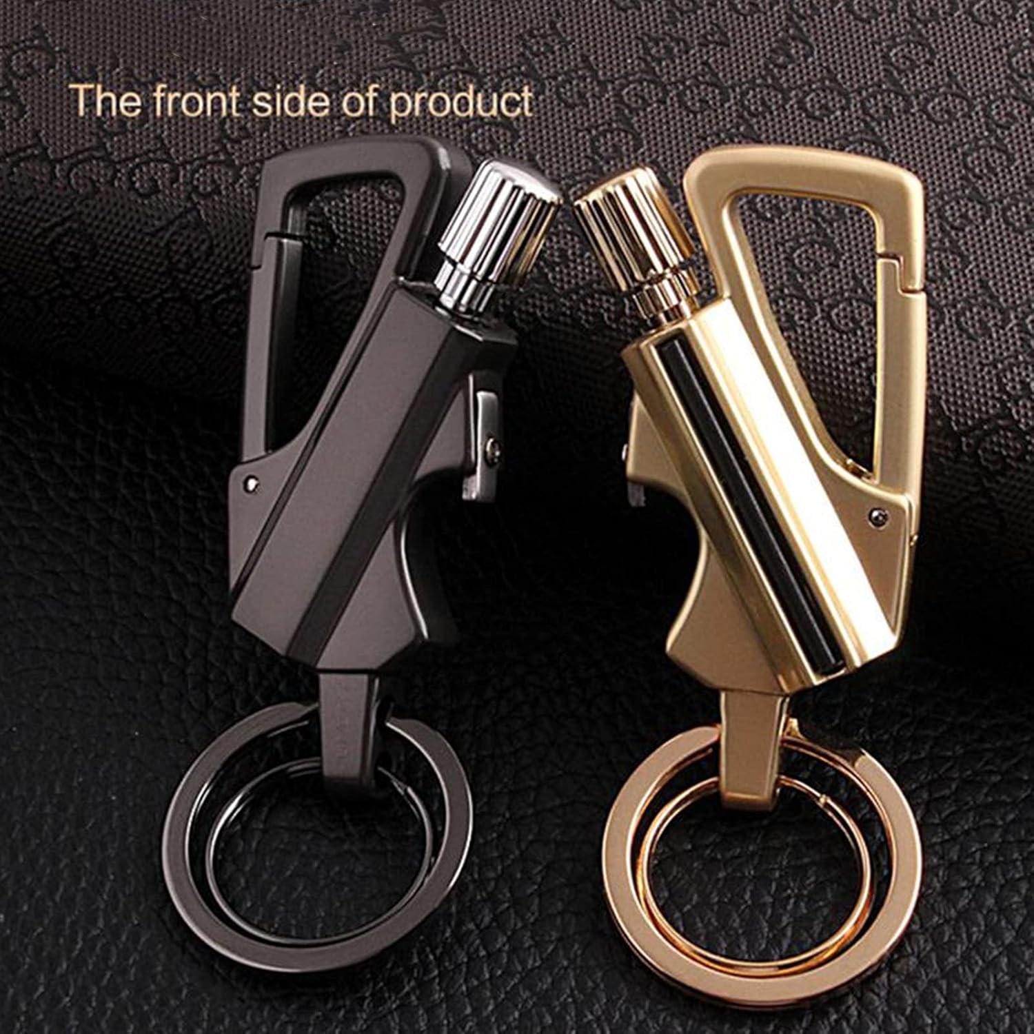 HB1 Portable Kerosene Lighter Creative Permanent Metal Keychain Match Corkscrew Lighter Cigarette Accessories Men Gift (Gift Box Included)
