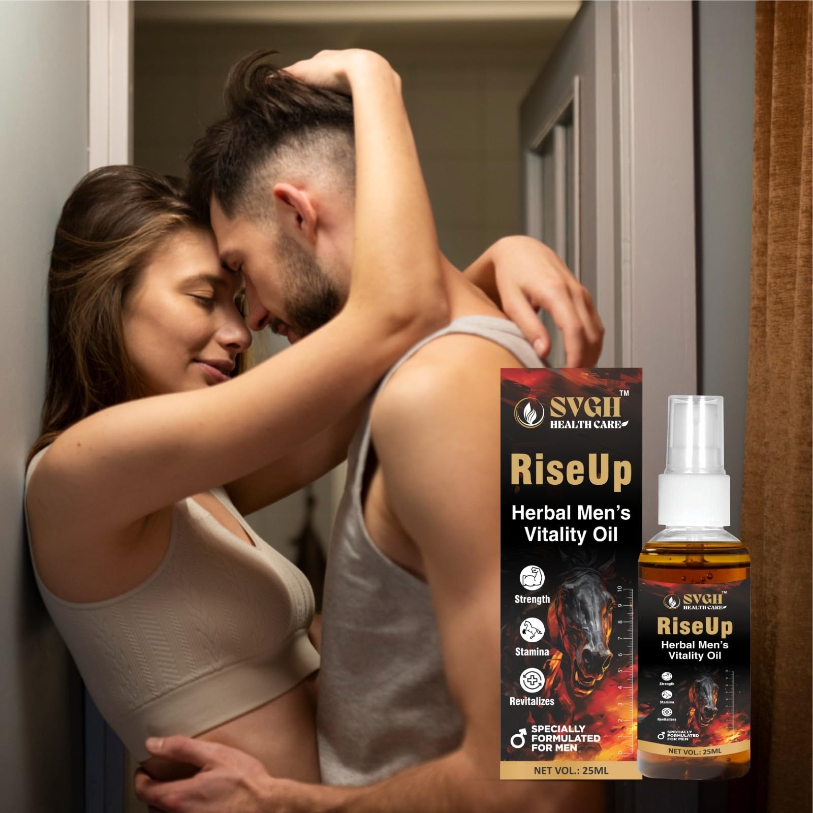 SVGH RiseUp Massage Oil for Men Linnग को लम्बा, मोटा। और हार्ड करने का तेल - Get you Nunuu* Like African for better Strength and Energy | 25ML Pack-image-28