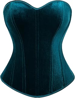 Vintage Corset Tops for Women Overbust Bodyshaper Crop Top Strapless Ope...