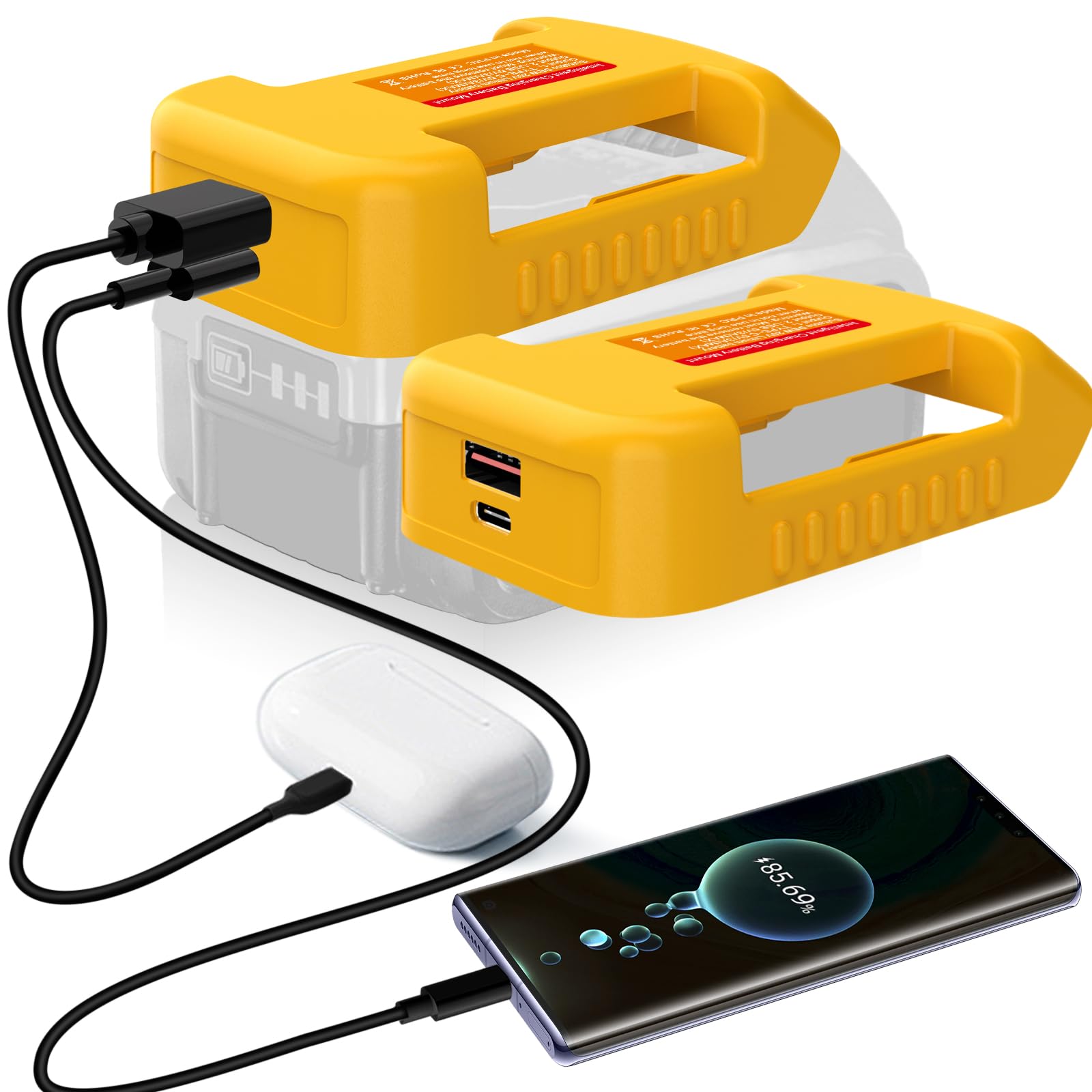 Dewalt 20v Max Dewalt Usb Adaptor Usb C Dewalt Adaptor Kit Battery