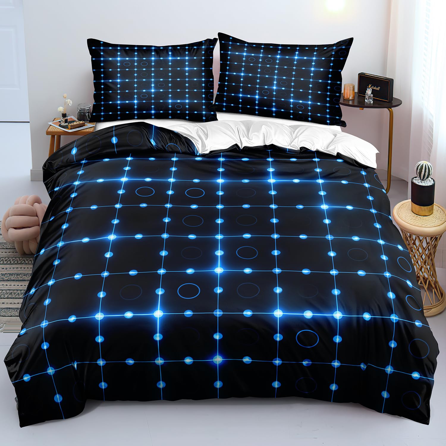 Housse de couette style cyberpunk 240x220 pour chambre de garçon