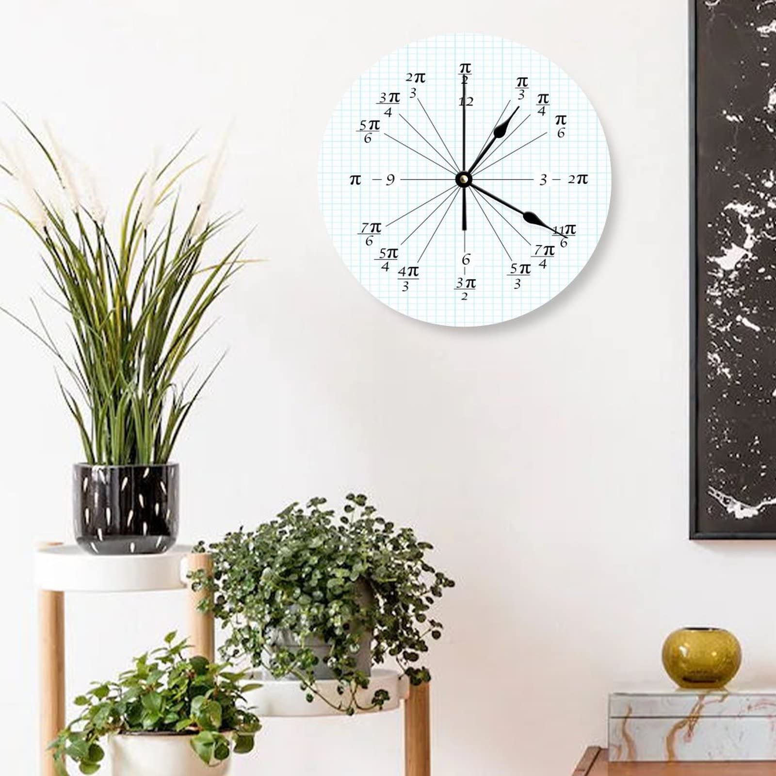 Funlucy Decoratieve stil, geen tikkende wandklok wiskundige