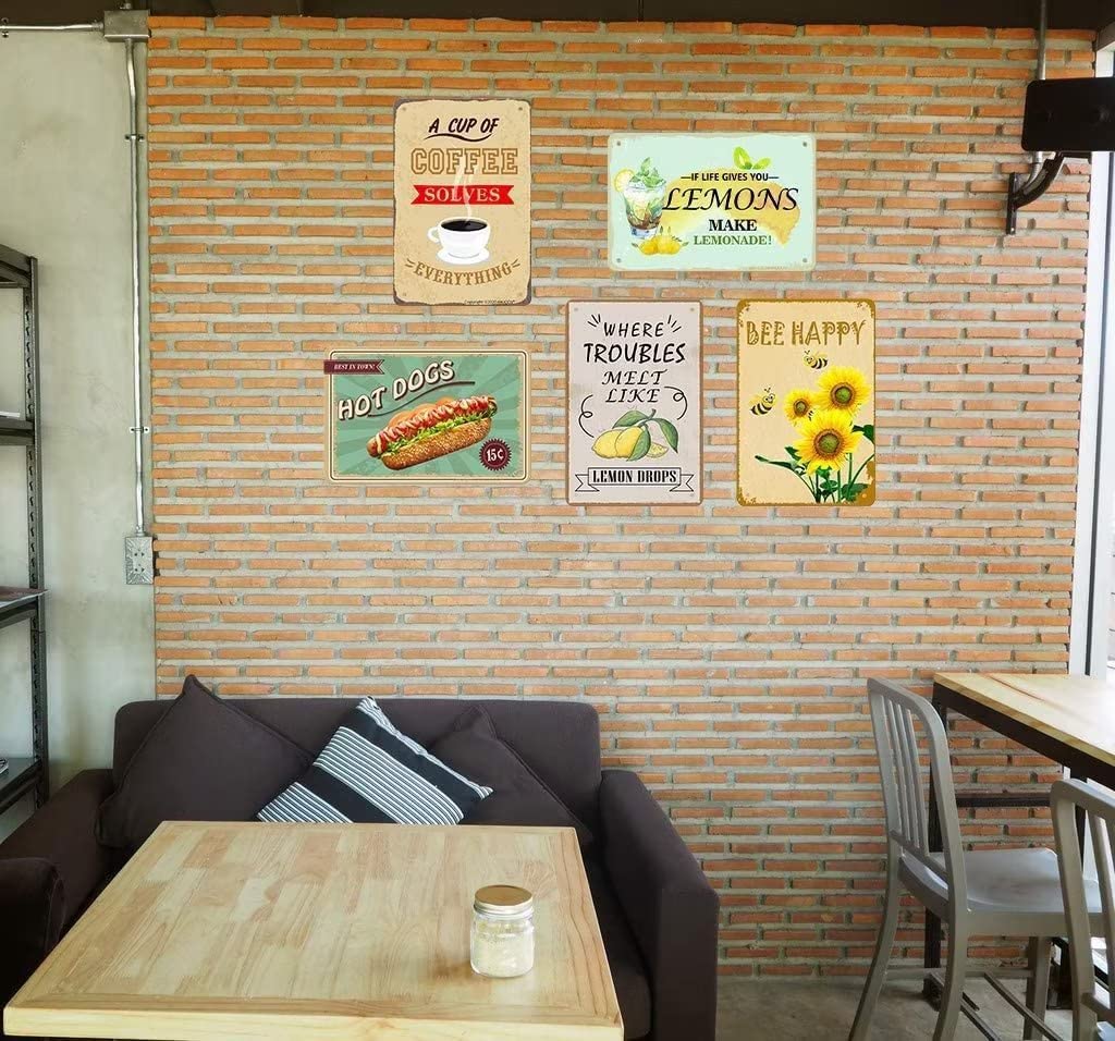 AZOLID Plaque En étain Humoristique Vintage Chien Carlin Bakery Co. Décoration Murale Pour Maison, Cuisine, Bar, Ferme, Ranch, Café, Club, Grotte 30 X