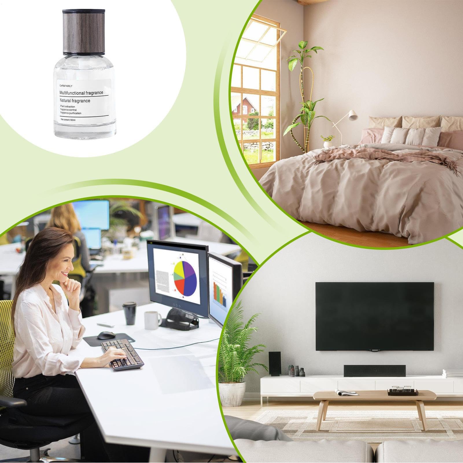 Profumatore Per Auto Aromaterapia Per La Decorazione Degli Interni Auto | Diffusori Per Aromaterapia Con Fragranze Naturali Forti Attivate Per La Casa Viaggi Frigorifero Bagno E Armadio