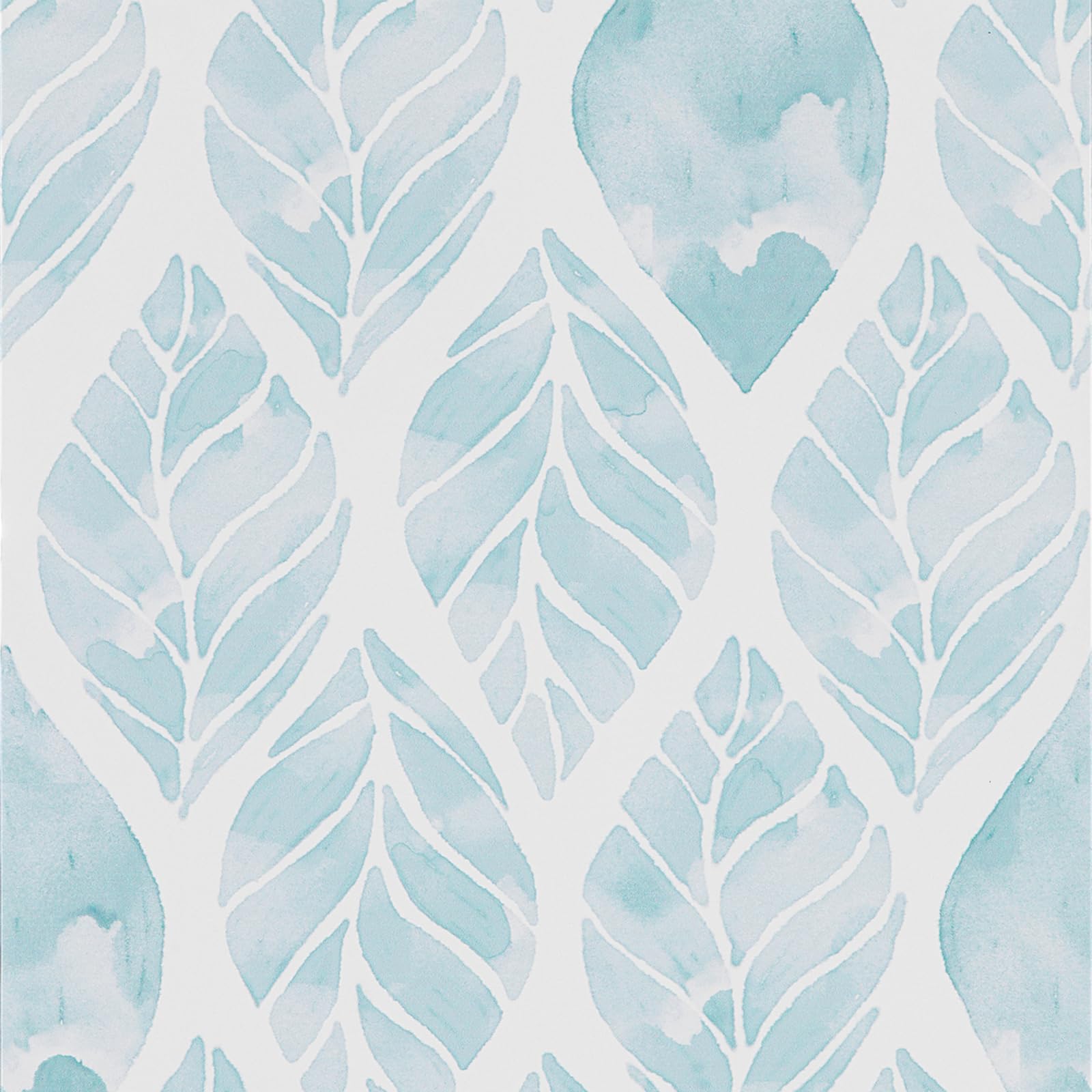 FENTIS Blue Striped Self Adhesive Wallpaper Modern Style Geometric Peel and Stick Contact Paper Removable Vinyl Wrap for Living Room Bedroom Sticky Back Plastic Roll for Bathroom Cabinet 44.5x500cm