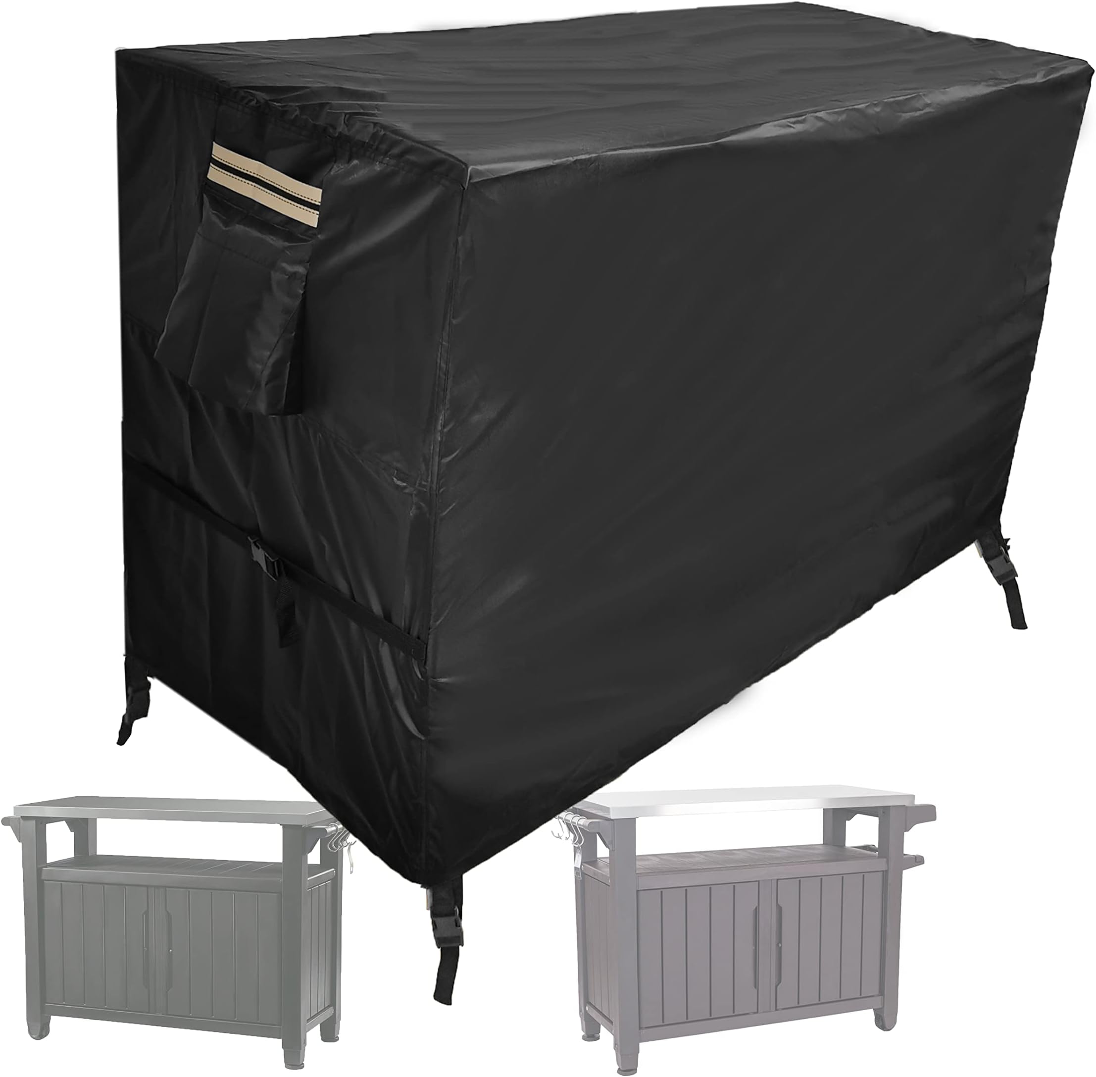 YOKMAES Prep Table Cover Compatible with 52 Inch Keter