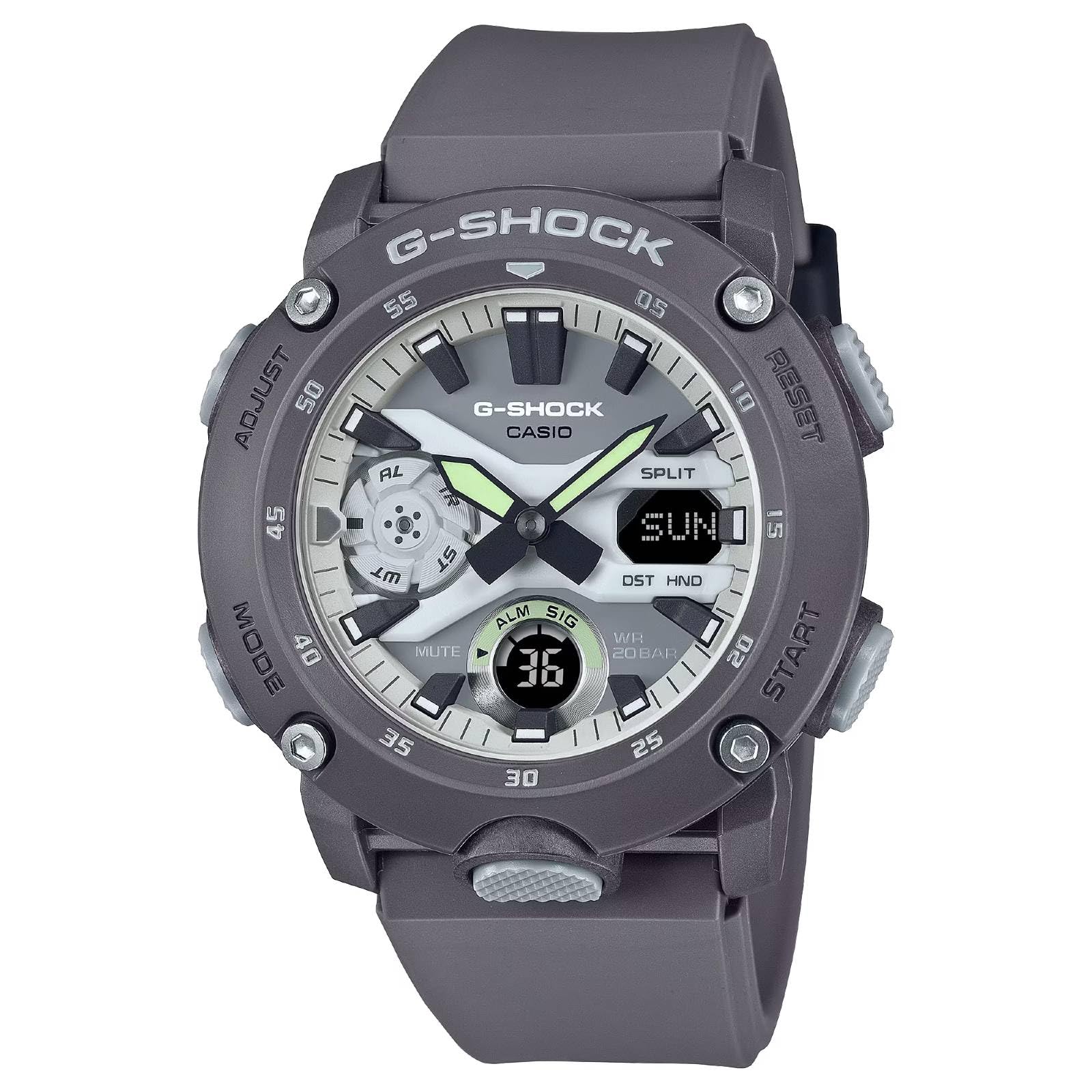 Men's Analog & Digital Gray Dial Watch - GA-2000HD-8ADR