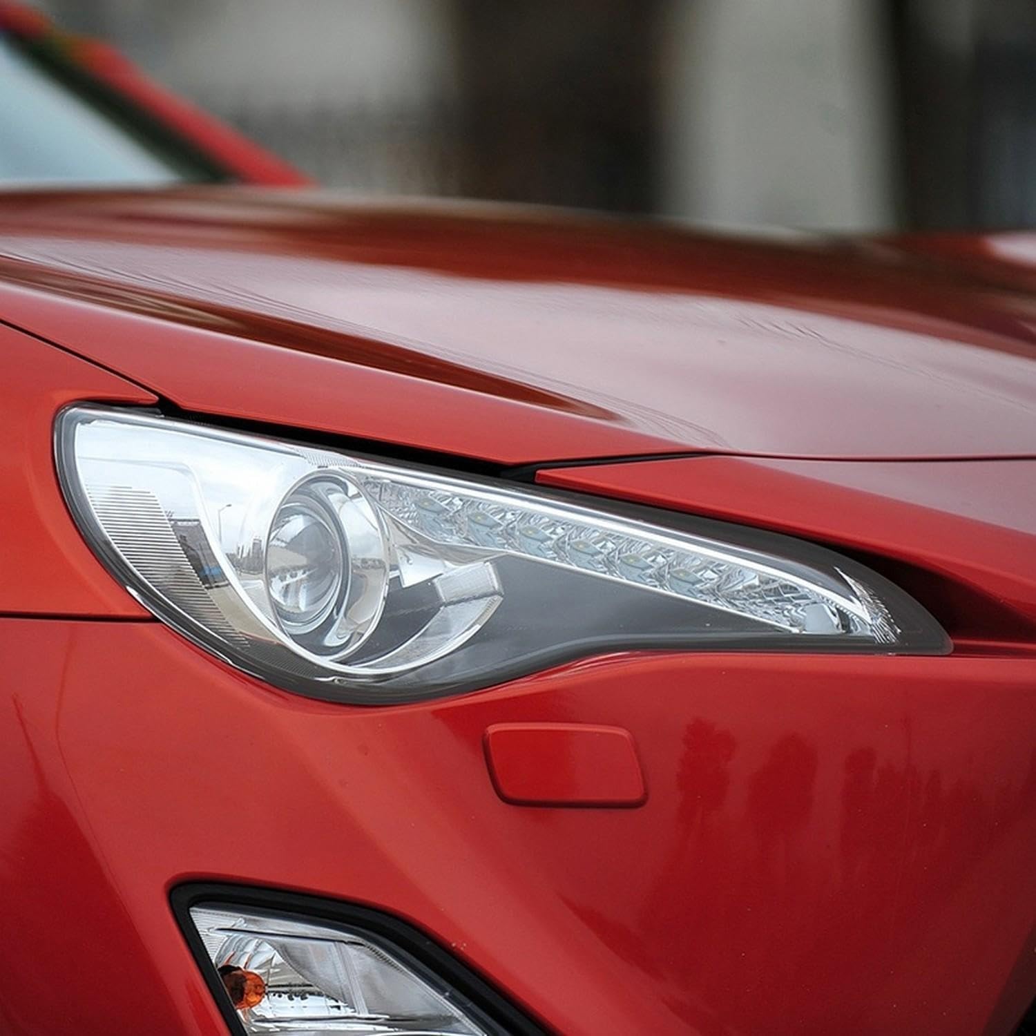 2 Pcs Car Headlight Protective Film Headlamp Restoration Transparent Black TPU Sticker ，for Toyota 86 2012-Present Accessories, Headlights