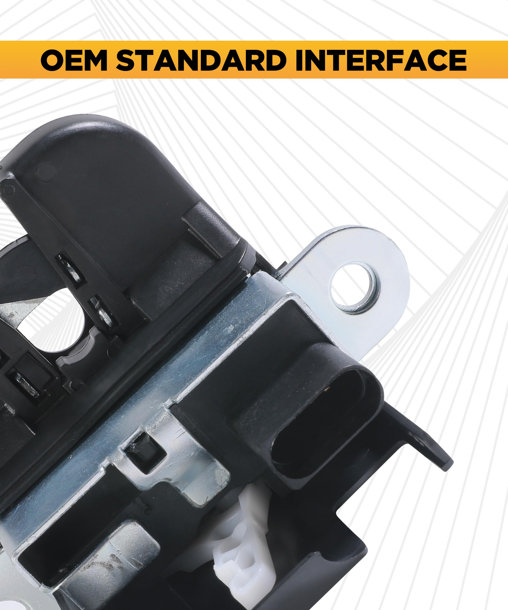 Flaconi Serratura del Bagagliaio Dell'auto,Serratura del Coperchio del Bagagliaio della Porta Posteriore,Lucchetto per Portellone Posteriore,Accessori per Auto,OEM di Riferimento 1K6827505A,1K6827505B