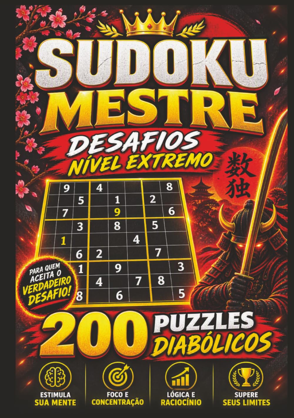 Sudoku Mestres: Desafios De Sudoku Extremo | Puzzles Avançados para Adultos, Treino Mental e Horas de Diversão