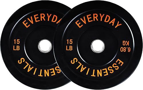 Fitvids Placas olímpicas de 2 pulgadas, placas de peso perfectas para levantamiento de pesas y entrenamiento de fuerza, múltiples pesos disponibles