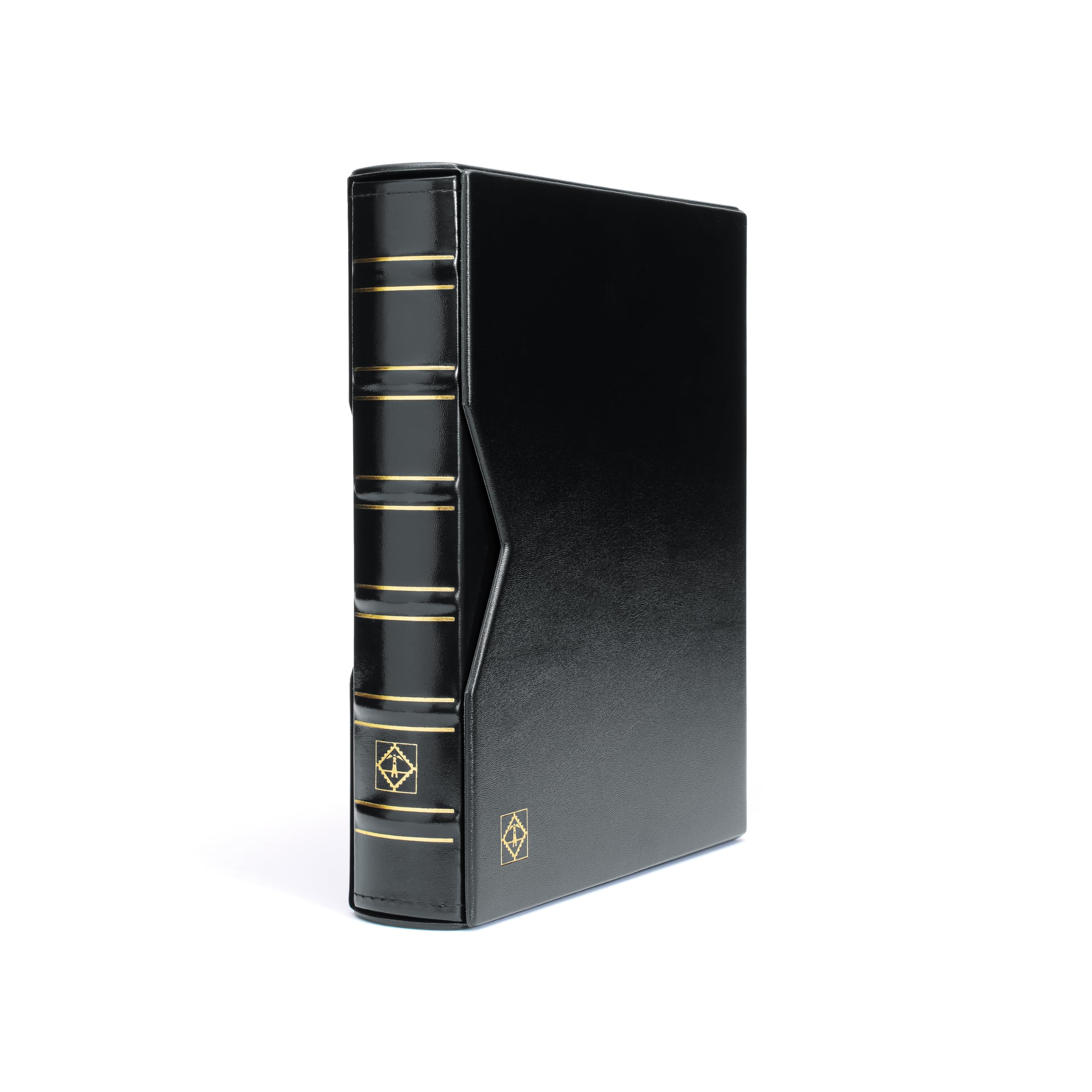 Leuchtturm 360983 Banknotenalbum Vario Classic - Hochwertiger Ringbinder zum Befüllen inkl. Schutzkassette - Schwarz