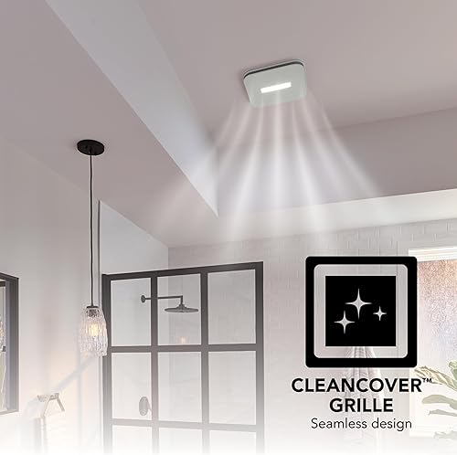 Miniatura 5 de Broan-NuTone AE110LK Flex Bathroom Exhaust Ventilation Fan with LED Light Energy Star Certified 110 CFM 10 Sones White