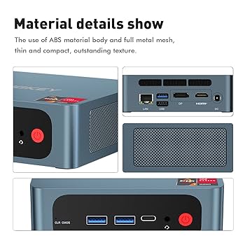 ミニPC TECHNOLOGY GREEN LIFE S5 AMD Ryzen 5800H TECHNOLOGY GREEN LIFE S5 AMD Ryzen 5800H Mini PC Ryzen 7