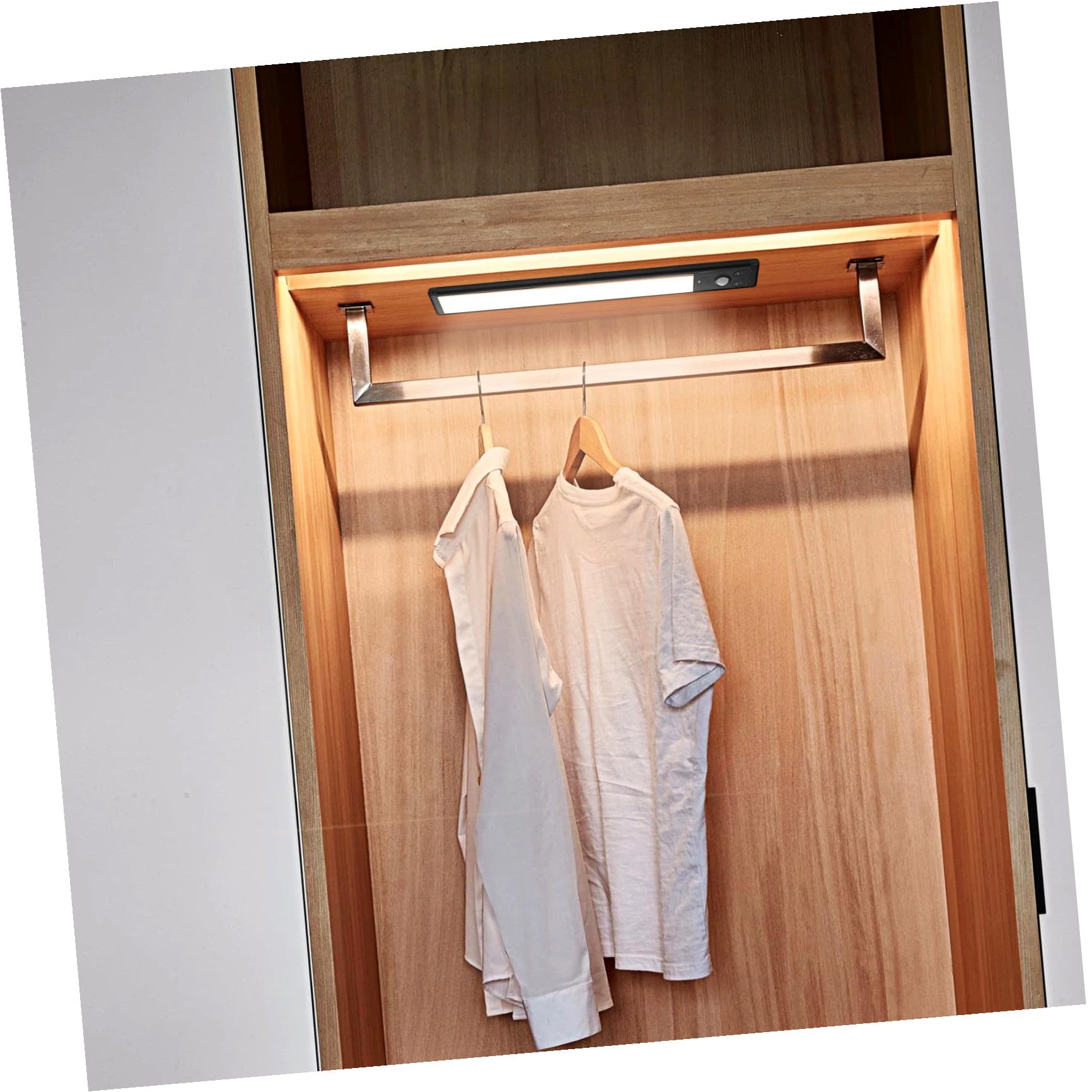 LALAFINA 4pezzi Luce Led Sensore Di Movimento Per i Mobili Illuminazione Ad Alta Luminosità Per Cucine Librerie Corridoi e Scale