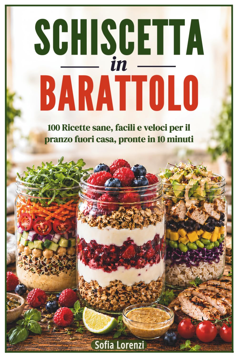 SCHISCETTA IN BARATTOLO: 100 Ricette Sane, Facili e Veloci per il Pranzo Fuori Casa, Pronte in 10 Minuti